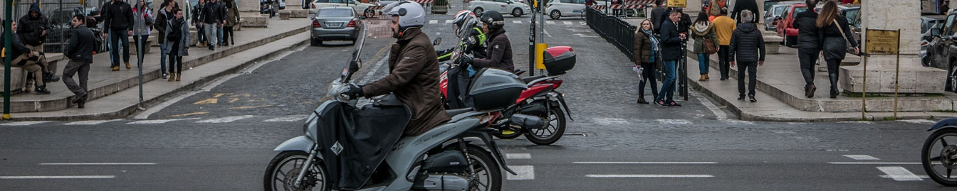 circulation de motos en ville